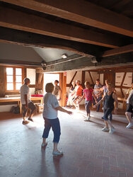 Activité gymnastique.