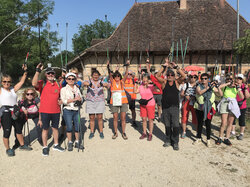 Les marcheurs nordiques sont prêts.